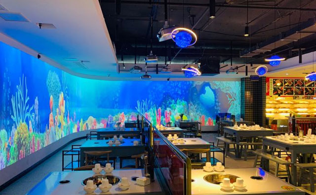 餐飲市場(chǎng)到店難！5D全息光影餐廳助力拓客引流